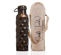 Botella de cobre puro martillado sin BPA, a prueba de fugas, que aumenta la inmunidad y apoya la salud digestiva y hepática