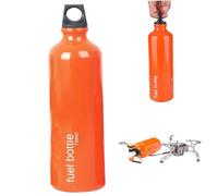 Botella de combustible 750 ml MSR Botella de combustible de aluminio Aluminio Gas espesado Contenedor de aceite motocicleta Contenedor de almacenamiento de gasolina para acampar al aire libre, solo g