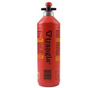 Botella de combustible Trangia con válvula de seguridad - 0,5 litros ROJO