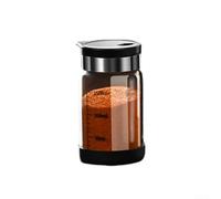 Botella de condimentos de vidrio, caja de condimentos, cajas de almacenamiento para cocina, botellas de especias de cocina, salero, pimentero, juego de vinagrera para encimera de cocina, contenedor de