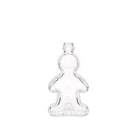 Botella de cristal de 50 ml 'Hombre de pan de jengibre', boca: PP 18