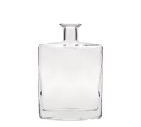 Botella de cristal de 700 ml 'Zorbas', ovalada, boca: corcho