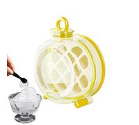 Botella De Cubo De Hielo Con Pajita | Fabricante De Bloques De Hielo Jarra Para Bebidas - Forma Reutilizable Para Whisky, Café, Leche Y Bebidas Frías