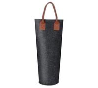 Botella de de carne de viaje protector - Paquete transportador de vino reutilizable para transporte y almacenamiento seguro | Portabotellas acolchado y aislado para viajar, pica, Dark Gray