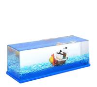 Botella de deriva de fluidos de crucero, barco sin hundimiento en una caja, botella de deriva de fluidos, cruceros, nunca se inclina para decoración de mesa, para escaparates de coche y