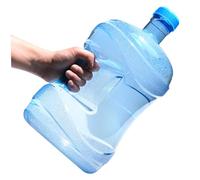 Botella de dispensador de Agua Jarra de Agua de 5 litros con Mango contenedor de Servicio Pesado con Tornillo de Tornillo Tanque Transparente Sellado de pc.