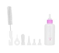 Botella de enfermería de mascotas mini exprimido cachorro de cachorro liquid leche kit de botella de alimentación herramienta de alimentación para mascotas para perros cachorro rosa rosa rojo mascota
