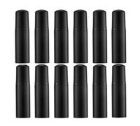 Botella de espuma de 60 ml para jabón, mousse y champú, herramienta portátil de viaje con dispensador de bomba de espuma, paquete de 12, blanco, rosa, morado, amarillo, negro, verde, dorado, rojo rosa