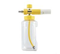 Botella de espuma de colores con conexión rápida de 1/4 pulgadas para lavadora a presión, boquilla giratoria de gran angular de 60 grados para lavado de automóviles, tanque dispensador de jabón de