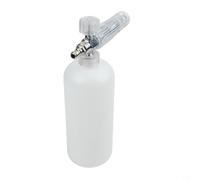 Botella de espuma de limpieza de coche con geometría de base estable y distribución de peso equilibrada para un funcionamiento controlado durante la aplicación manual de espuma