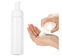 Botella de espuma de tatuaje de 200 ml, dispensador de jabón de botella de espuma de algas verdes de tatuaje de cianofita, botella de bomba de líquido de loción cosmética recargable vacía