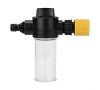 Botella de espuma para el cuidado del coche con válvula de funcionamiento suave para dispensación controlada de detergentes líquidos y jabones (amarillo)