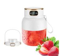 Botella de exprimidor portátil, licuadora de exprimidor portátil | Exprimidor | Exprimidor recargable USB, procesador de alimentos con pantalla digital 600 ml para batidos