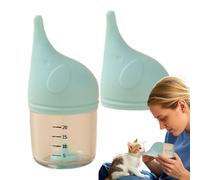 Botella de gatito, botellas de enfermería de cachorros,Lindas botellas de agua para gatito - Alimentador de leche de cachorro, pezones de alimentación de mascotas, alimentador de perros pequeño, acces