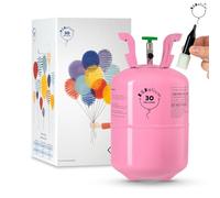 Botella de helio con 30 globos, color rosa B&Helium