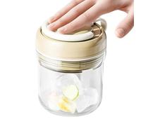 Botella de hielo 2 en 1 | Botella de agua a prueba de fugas | Máquina de hielo de viaje | para camping, senderismo, viajes, oficina, hogar, al aire libre, mochileros, viajes por carretera, picnic