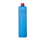 Botella de hielo larga reutilizable para bebidas frías, almuerzo fresco al aire libre (azul, 16 x 4 x 4 cm)