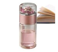 Botella de infusor de té, de viaje portátil de doble pared, botella de agua para vaso de té | Teā y separación 'agua Teā Bottlê para Tēa Suelto Tēa De Viaje