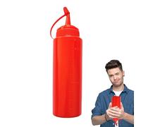 Botella de Ketchup de Broma de Mostaza Falsa | Divertida Botella de aderezo para ensaladas Falsa | Falso Botella de Ketchup Rojo y Mostaza Falsa - Botellas de pulverización Vibrantes y