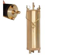 Botella de latón para la recolección de muestras de Aceite: colector de líquidos de 1000 ml con Cuerda de 25 Metros, Recipiente Desmontable para la extracción de muestras de Aceite, Adecuado