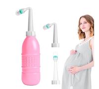 Botella de lavado femenina externa, recipiente de higiene personal | de enjuague portátil de 400 ml, herramienta de cuidado resistente a fugas con construcción fácil de viajar, accesorio