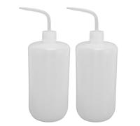 Botella de lavado para tatuajes de 1000 ml, 2 unidades de boquilla estrecha, de seguridad para laboratorio. Botella de plástico flexible para riego, suministros para tatuajes,