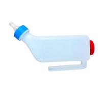 Botella de Leche de Cordero: alimentador de Agua para Cabras, báscula de precisión incluida, construcción portátil, Material PP Duradero | Granja Granero Rancho Cerca Aire Libre Ganado Enanos