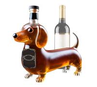 Botella de Licor de Vidrio con Forma de Perro, decantador de Whisky, Botella de Vino Resistente al Calor, Recipiente Creativo para Licor para Restaurante, Comedor, inauguración de la casa