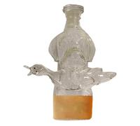 Botella de licor I - Jarra de alcohol en forma de perro, contenedor de whisky vodka bourbon hermético, escultura de figura coleccionable decoración del hogar | Para hombres padre mesa de oficina bar