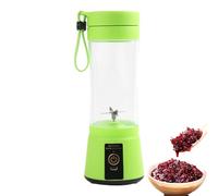 - Botella de licuadora de frutas y exprimidor de cítricos inalámbricos 400 ml para batidos - Mezclador de de pequeños electrodomésticos de cocina, para zanahoria, pitaya,