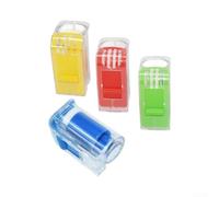 Botella de marcado Queen con jaula integrada de plástico para herramienta de apicultura, multicolor, azul, amarillo, verde, rojo, diseño 2 en 1 para una fácil identificación compacta (botella con
