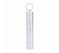Botella de Medicamentos, Aleación de Aluminio Mini Organizador de Drogas Organizador de Drogas Contenedor de Soporte de Tableta a Prueba de Agua para Deportes Al Aire (6
