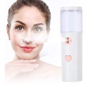 Botella de Mistre de Niebla, Mini Fabricante de Niebla USB Reede Handheld Portable 30 Ml Nano Face Nano Spray Hydration Hydration Sprayer (WHITE)