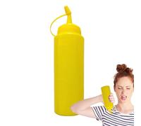 Botella de Mostaza y Ketchup Falsa, Divertida Botella Falsa de aderezo para ensaladas,Falso Botella de Ketchup Rojo y Mostaza Falsa - Botellas de pulverización realistas y Vibrantes para Amigos