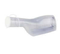 Botella de orina para hombre, Plástico transparente
