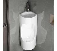 Botella de orinal con grifo y lavabo, diseño a prueba de olores para baños, hoteles y espacios públicos, solución conveniente e higiénica