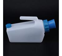 Botella de orinal para paciente mayor, botella de drenaje nocturno, color azul