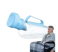 Botella de orinal portátil para coche, 1200 ml | Fácil de usar, gran capacidad, contenedor de orinal masculino para dormitorio, viajes, noche