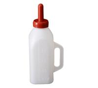 Botella de pantorrilla - Botella de leche de ganado de 2 litros, kit de estación de alimentación de cabras | Botella portátil para cuidado de mascotas, accesorio de alimentación con mango para