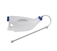 Botella de pantorrilla - Comedor de tubo de ternera | Pescador animal de granja | 4L Calf Milk Bottle Farm Animal Falage Medicinal Milk Drenché con tubo flexible para cabras, corderos, cachorros