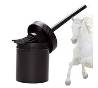 Botella de para caballos con cepillo, kit de mantenimiento portátil para el cuidado animal, autoridad de limpieza duradera para campos de entrenamiento, zoos, parques, tierras de cultivo