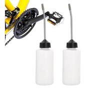 Botella De Para Máquina De Coser - Botella De Grasa De 2 Piezas, Aplicador De Precisión | Bote De Caño Largo De 120 ML, Herramienta De Lubricación De Cable De Turbina De Rosca Manualidades Domé