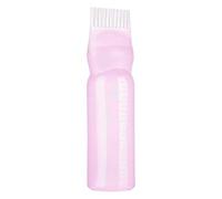 Botella de peine para tinte para el cabello, botella aplicadora de peine