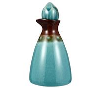 Botella de Perfume de Cerámica Tapón Hermético y Base Lisa | Acabado Suave y Forma Chic, para Aromaterapia, Baño y Viaje, Adecuado para Líquidos y Cosmética