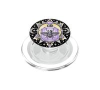 Botella de Perfume gótica Beetle Purple Crystal Stars PopSockets PopGrip para MagSafe