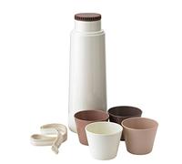 Botella de picnic aislada Rig-Tig con 4 tazas, jarra, acero inoxidable, plástico, 1 L