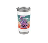 Botella de pociones de amor corazones hojas líquido púrpura Vaso térmico de acero inoxidable de doble pared