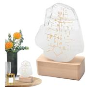 Botella de pronóstico meteorológico | El vaso es realmente hermoso, la botella de weatherdrop minimalista es predicción hecha a mano: barómetro de predicción de la estación meteorológica creativa y