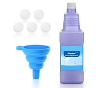 Botella de recarga reutilizable para Swiffer WetJet Kit Spray Mop, 1250 ml, incluye 1 botella 1 embudo de silicona 5 juntas (no contiene agentes limpiadores)