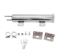 Botella de recuperación del tanque de desbordamiento del radiador de acero inoxidable de 2 x 10 pulgadas, universal para Hot Rods, motores clásicos, aumenta el rendimiento, fácil